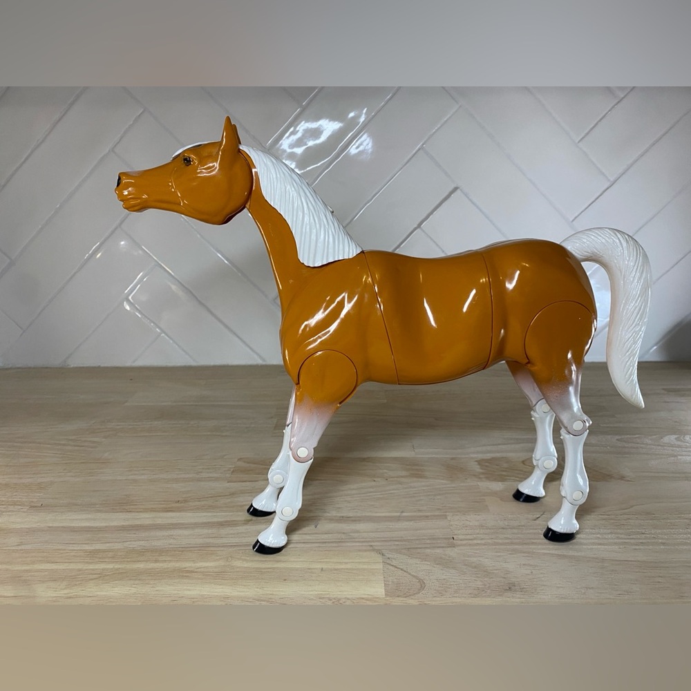 VTG Sears Big Beauty 49-31165 Posable Horse Barbie Big Jim West Germany 1970